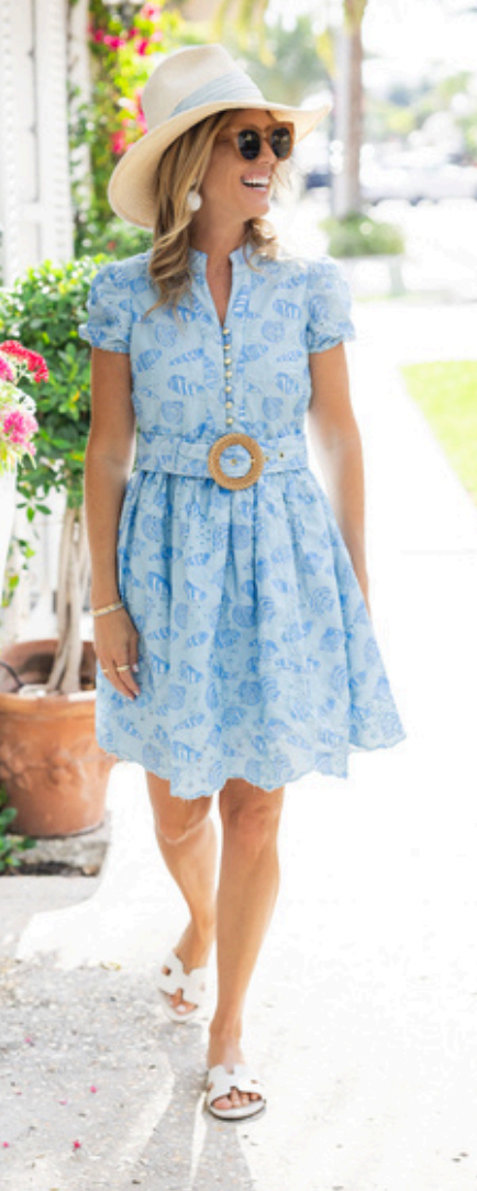 Tie Waist Shirt Dress