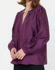 Aubergine Blouse