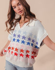 Multi Star Summer Sweater