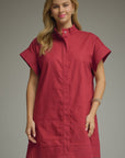 Tucker Dress Red