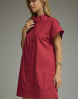 Tucker Dress Red