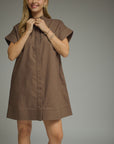 Tucker Dress Chocolate
