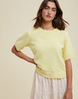 Lemon SS Sweater