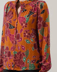 Marven Floral Button Up Top