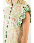 Flutter V - Neck Top - Chatsworth Boutique