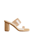 Francee Transparent Raffia Heel - Chatsworth Boutique