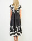 B&W Geometric Dress