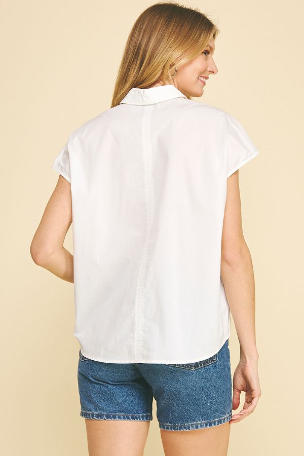Tunic Button Up Blouse