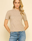 Tan SS Sweater