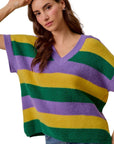Krewe Stripe Sweater - Chatsworth Boutique