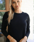 Long Sleeve Jeans Tee - Chatsworth Boutique