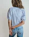 Henley Lotus Blouse