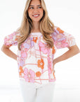 Mollie Puff Sleeve Top - Chatsworth Boutique