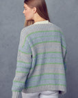 Cozy Stripe Cardigan