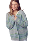 Cozy Stripe Cardigan