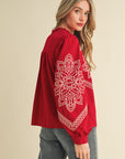 Caroline EMB Blouse