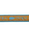 Orange/Turq. Batik Fish Dog Collar - Chatsworth Boutique