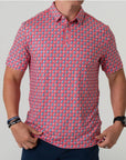 Perf. Polo American Flag - Chatsworth Boutique
