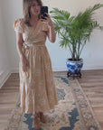 Evelyn Emb Maxi Dress
