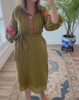 EMB Olive Midi Dress