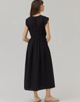 Seersucker Midi Dress - Chatsworth Boutique