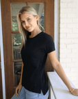 Short Sleeve Jeans Tee - Chatsworth Boutique