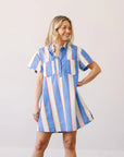Cabana Stripe Mini Dress