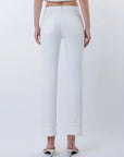 White Crop Slim Straight - Chatsworth Boutique