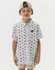Youth Perf. Button Down Flying Mallard - Chatsworth Boutique