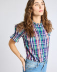 Marnie Blouse Ivy Plaid