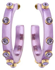 Rhinestone Hoops