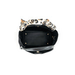Gianna Bag, Interior Zip Pocket Detail (Black Lining) - BC Bags