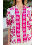 Pink Abstract Blouse