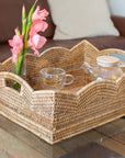 Rattan™ Scallop Collection Rectangular Basket