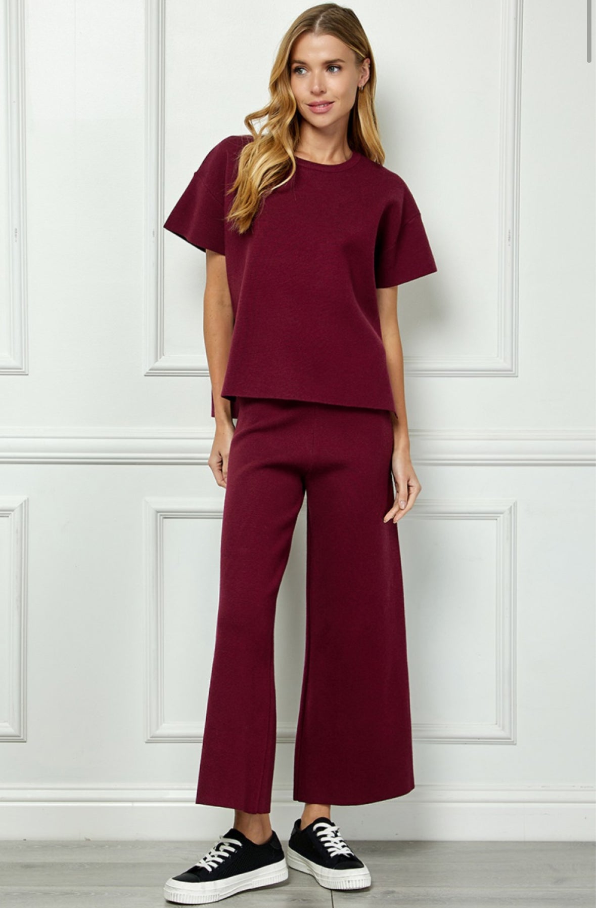 Short Sleeve Sweater Top