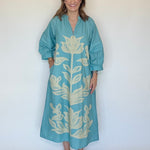 Puff Sleeve Floral Print Dress - THML