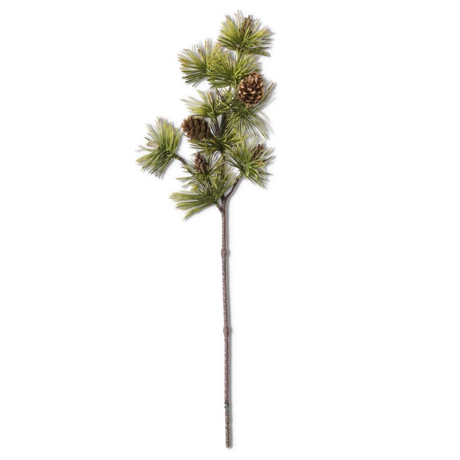 18 in Needle Pine Stem w/Pinecones - Chatsworth Boutique
