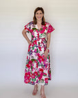 Short Sleeve Floral Dress