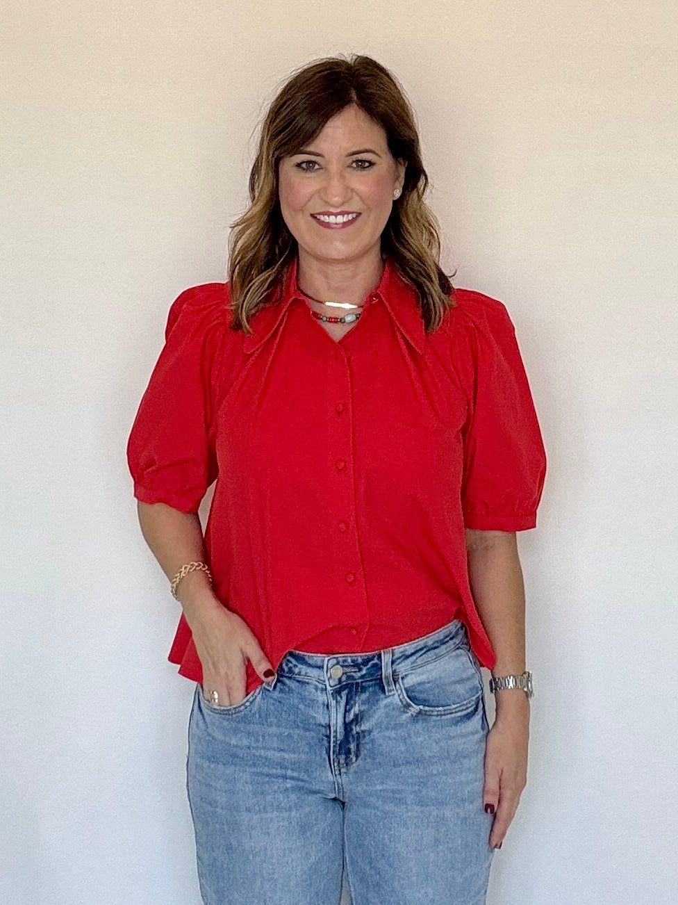 Harris Top, Red - LaRoque
