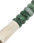 Large Green Jade Abacus Calligraphy Brush