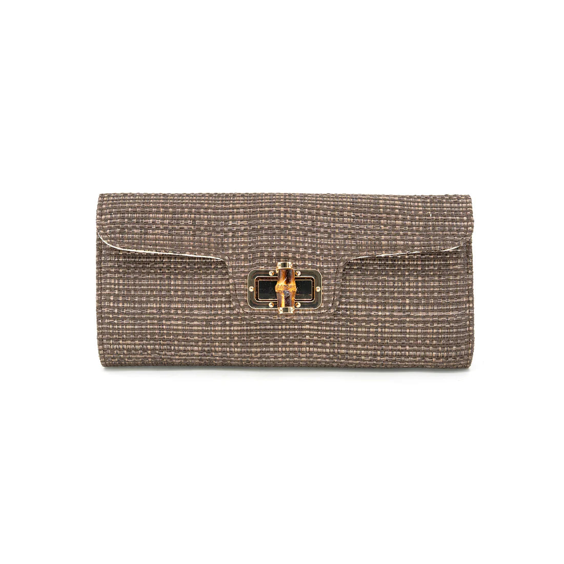 Bamboo Buckle Clutch