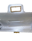 Bamboo Buckle Clutch