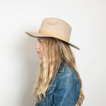 Lux Hat, Tan Marle, Back View - Wyeth