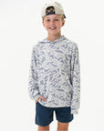 Youth Perf. Hoodie - White Camo