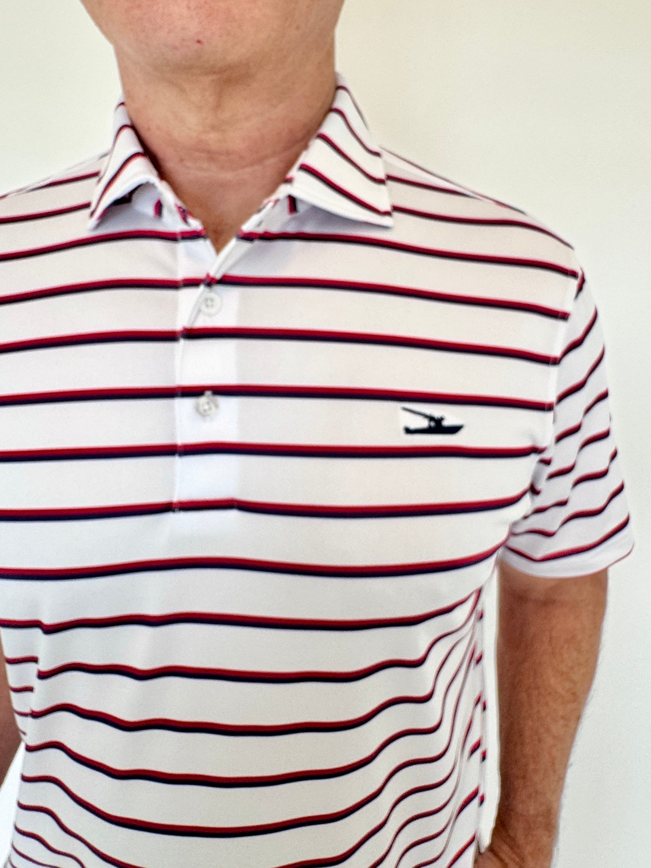 Outrigger Polo Imperial Navy/Red
