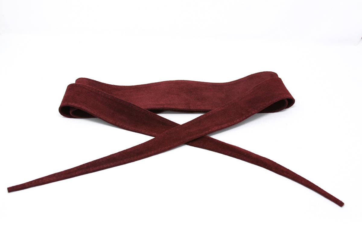 Suede Wrap Belt