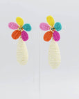 Colorful Floral Raffia