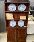 Regency Period Scrolled Back Bookcase