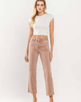 CROP RAW HEM STRAIGHT
