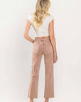CROP RAW HEM STRAIGHT